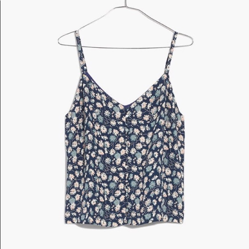 NWT Madewell Button Down Cami Sz 00